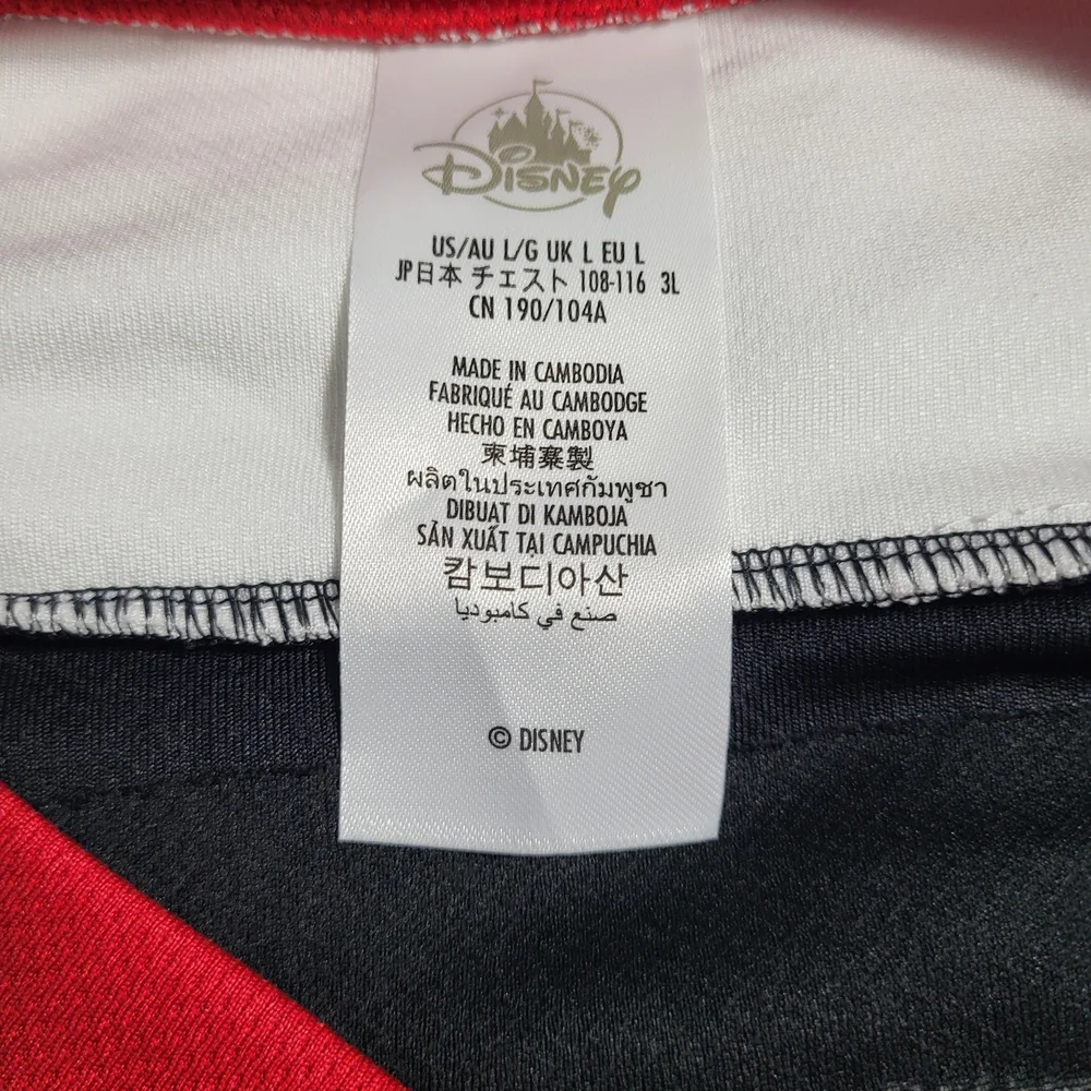 NEW Disney Parks Mickey Mouse Hockey Jersey Adult, LARGE - Picture 6 of 8